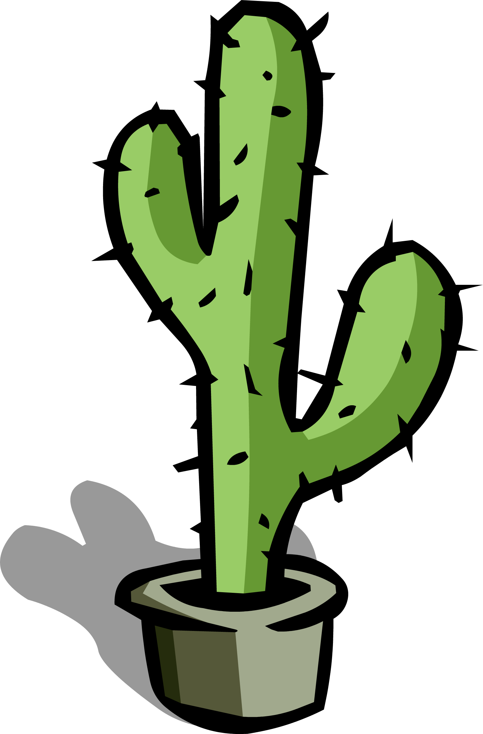 Image Large Sprite Png Club Penguin Wiki - Transparent Background Cactus Clipart (1584x2407), Png Download