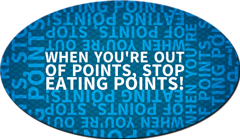 Refrigerator Magnet - You Re Out Of Points Stop Eating Points (908x528), Png Download