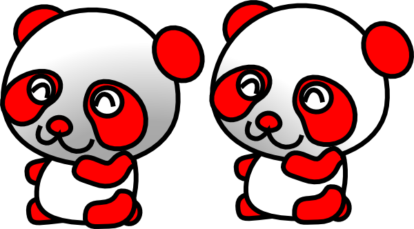 Baby Panda Images Cartoon (600x332), Png Download