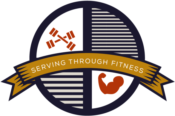 Servefit Globe Logo - Logotipo De Fitness Gym (1000x1000), Png Download