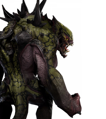 Swamp - Evolve Goliath Magma Skin (360x405), Png Download