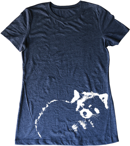 Red Panda Women's Tee - Red Panda (490x590), Png Download