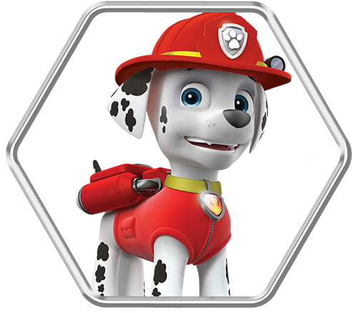 Marshall 0 - Paw Patrol Marshall Png (500x445), Png Download