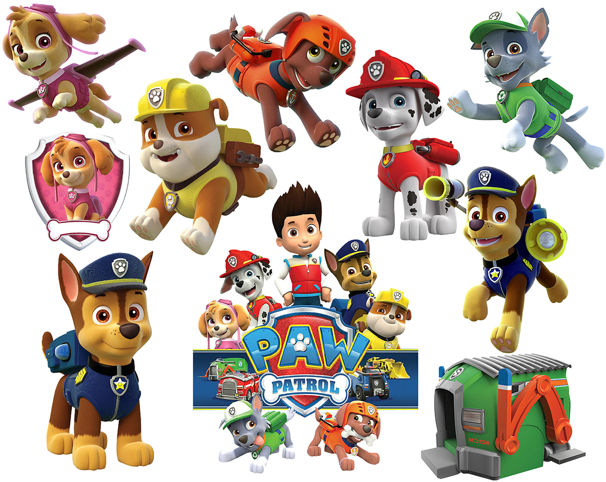 Paw Patrol Free Vector (1200x953), Png Download