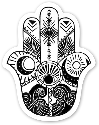 Hamsa Hand (316x399), Png Download