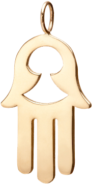 Large Hamsa - Pendant (800x800), Png Download