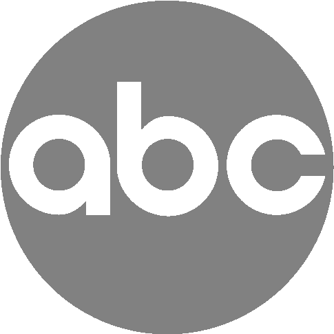 Abc Tv Network Circle A Logo 1962 Present Grey - Abc Family Logo White (612x612), Png Download