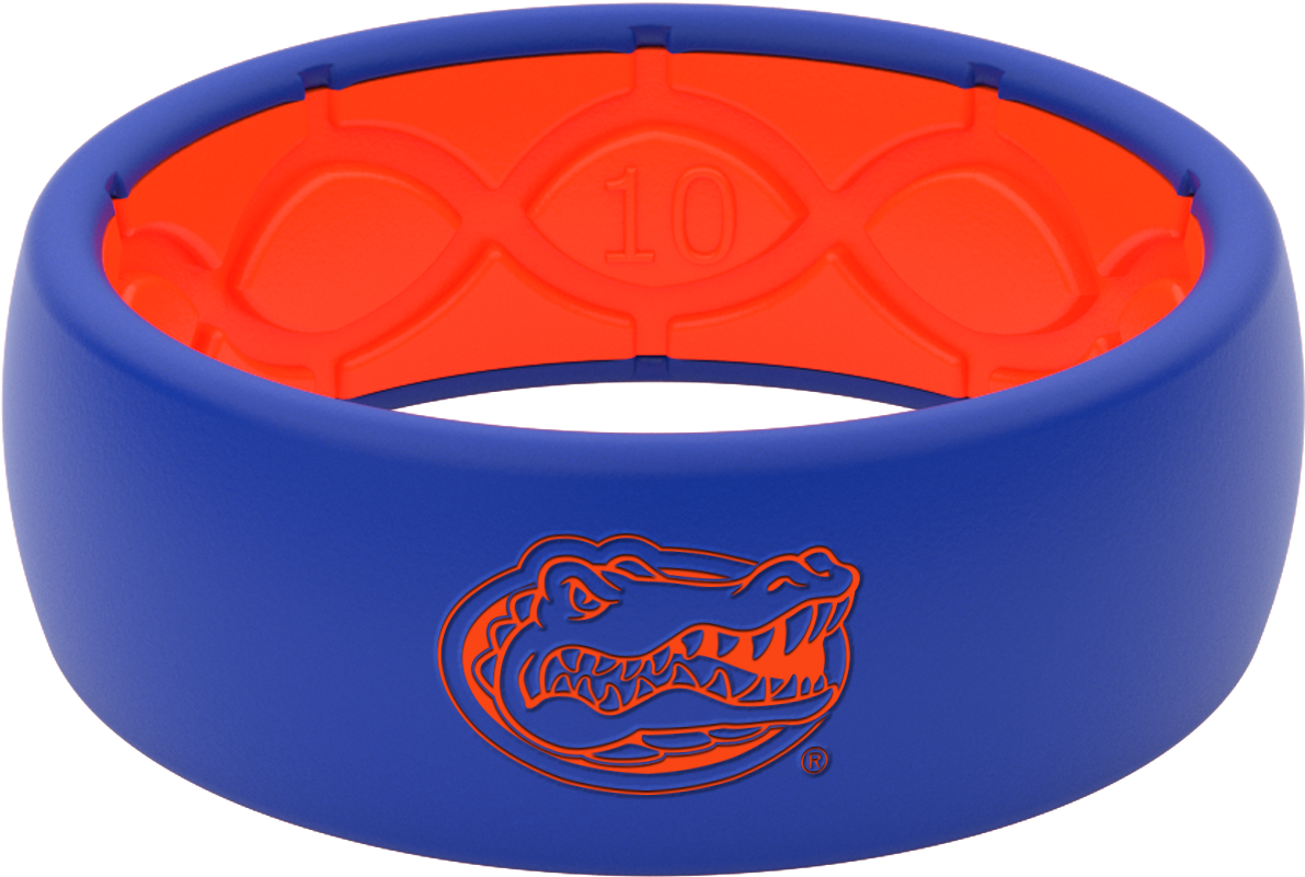 Florida Gators Collegiate Silicone Rings Blue Orange - Bracelet (1920x1280), Png Download