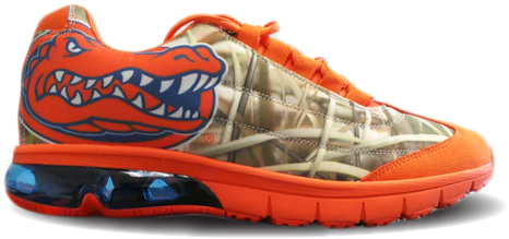 Florida Gators Camo Sneakers - Camo Florida Gator Shoes (600x403), Png Download
