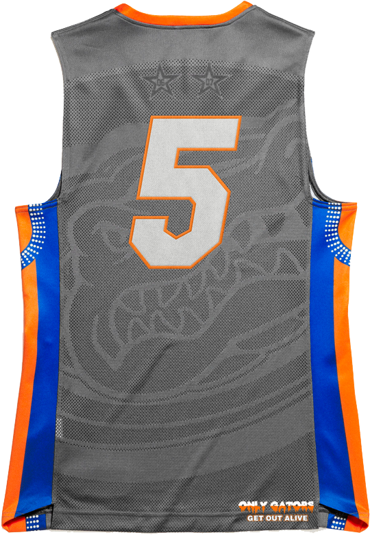 Florida To Wear Nike Hyper Elite Platinum Uniforms - Florida Gators Men's Basketball (570x781), Png Download