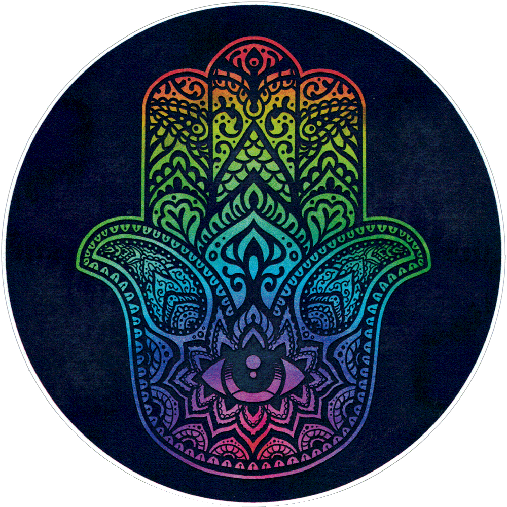 Window Sticker / Decal - Tate Tumblers By Great American Products - Tate Hamsa (1000x1000), Png Download