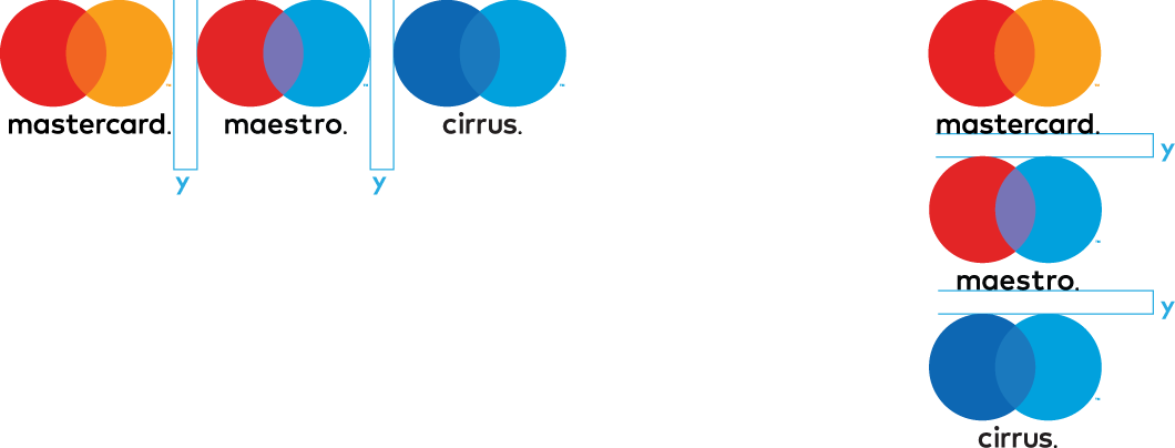Images Of Required Equal Spacing Between Marks - Mastercard Maestro Cirrus Logo Png (1060x404), Png Download