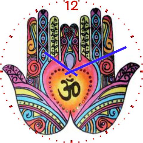 Namaste Hamsa - Hamsa Hand Om (480x480), Png Download