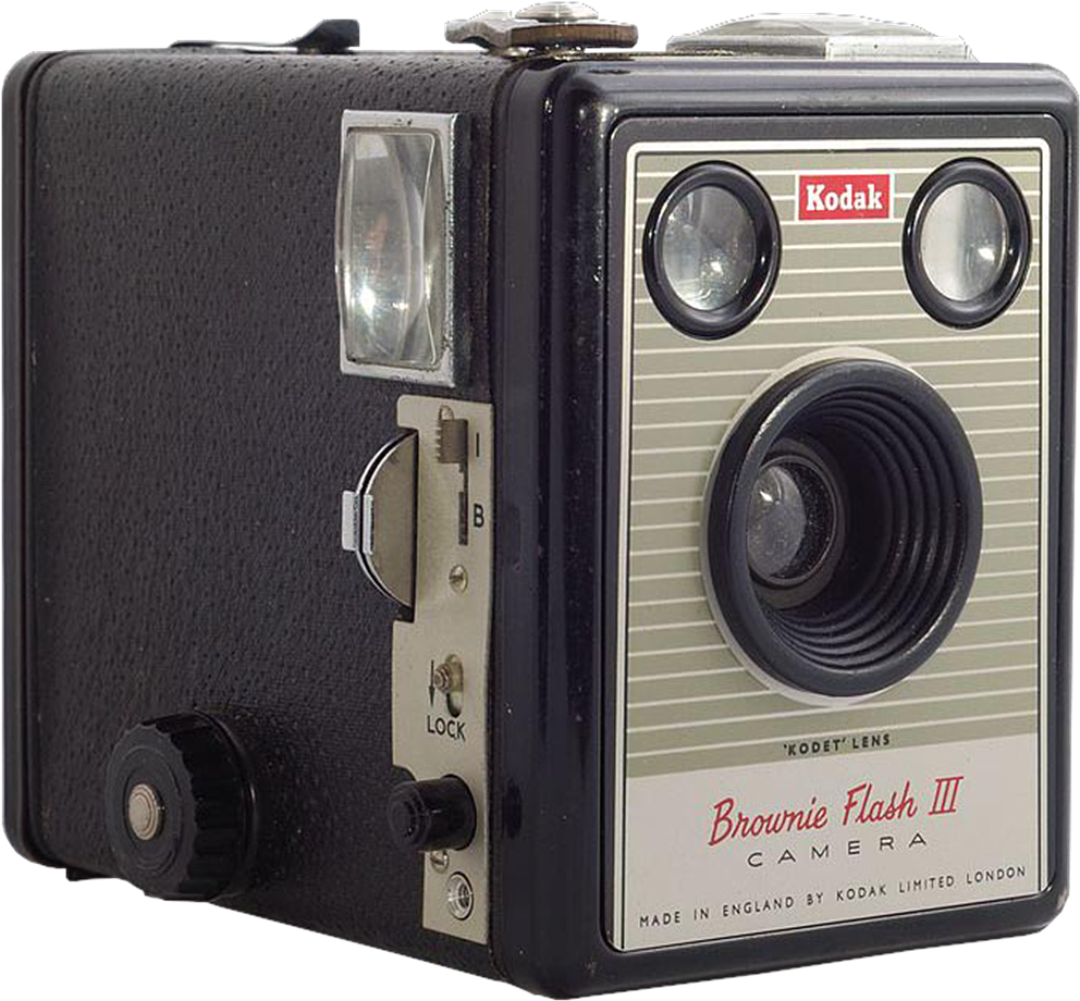 Time Names Kodak And Polaroid Cameras Two Of The 'most - Kodak Brownie Camera (1200x1200), Png Download
