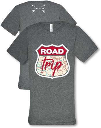 Southern Couture Lightheart Road Trip Vacation Triblend - Hoodie (429x480), Png Download