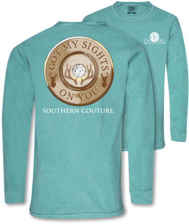 Southern Couture Sights On You Deer Comfort Colors - Southern Couture Fall Fair (429x480), Png Download