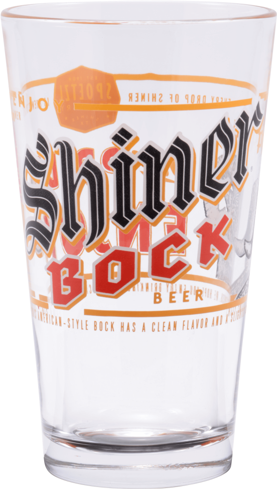 Shiner Bock Pint Glass - Shiner Holiday Cheer - 12 Pack, 12 Fl Oz Cans (1024x1024), Png Download