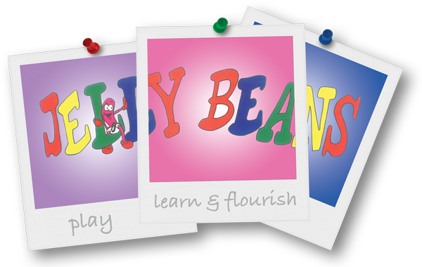 Jellybeans Logo Poloroid Montage - Logo (600x380), Png Download