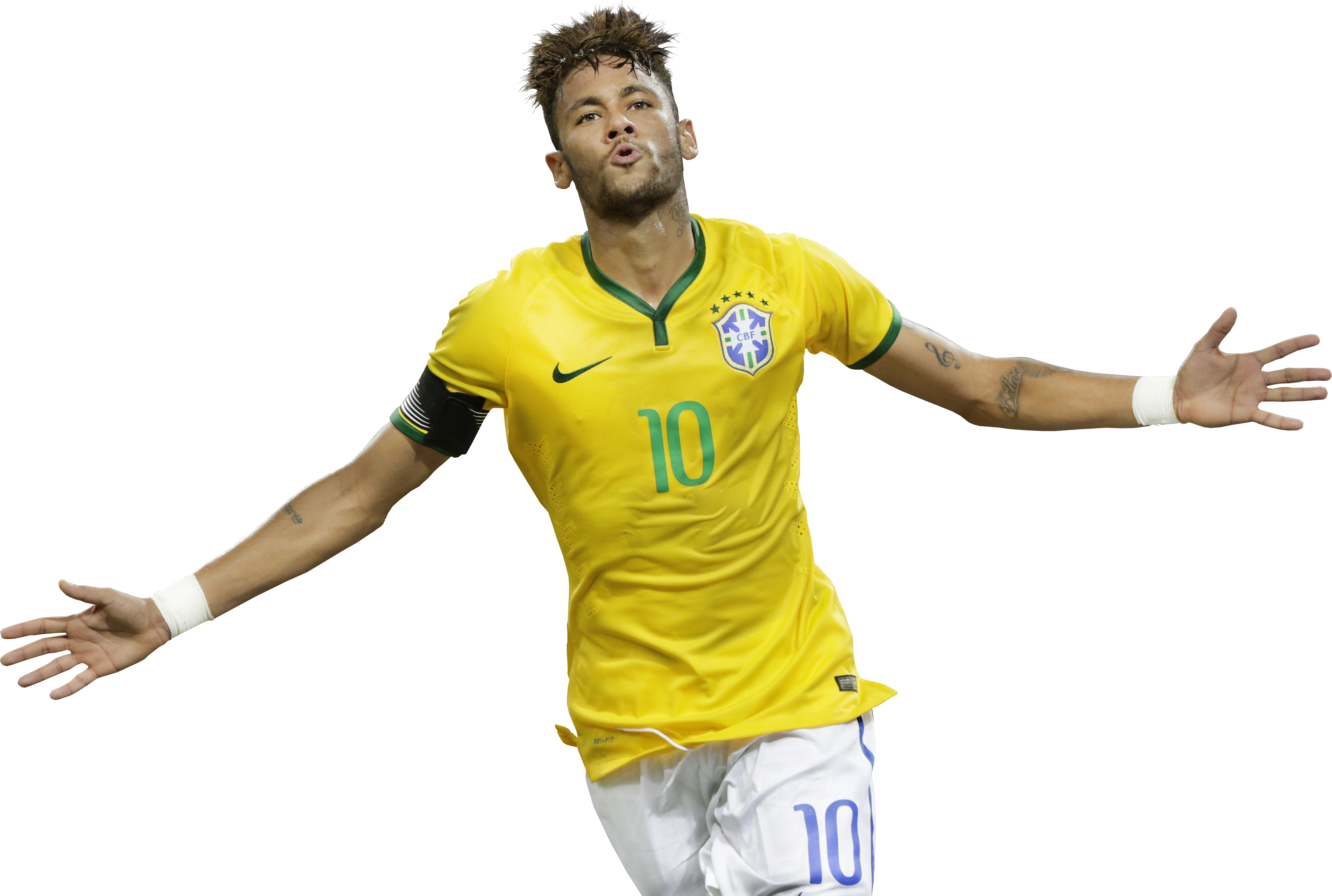 Neymar Transparent Png Pictures - Neymar Brazil 2018 Png (5028x3294), Png Download