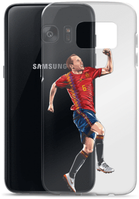 Iniesta Spain Phone Case - Samsung Galaxy (480x480), Png Download