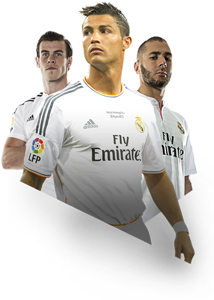 Ronaldo, Bale And Benzema - Freng Bbc Real Madrid H0032 Motorola Google Nexus 6 (450x654), Png Download