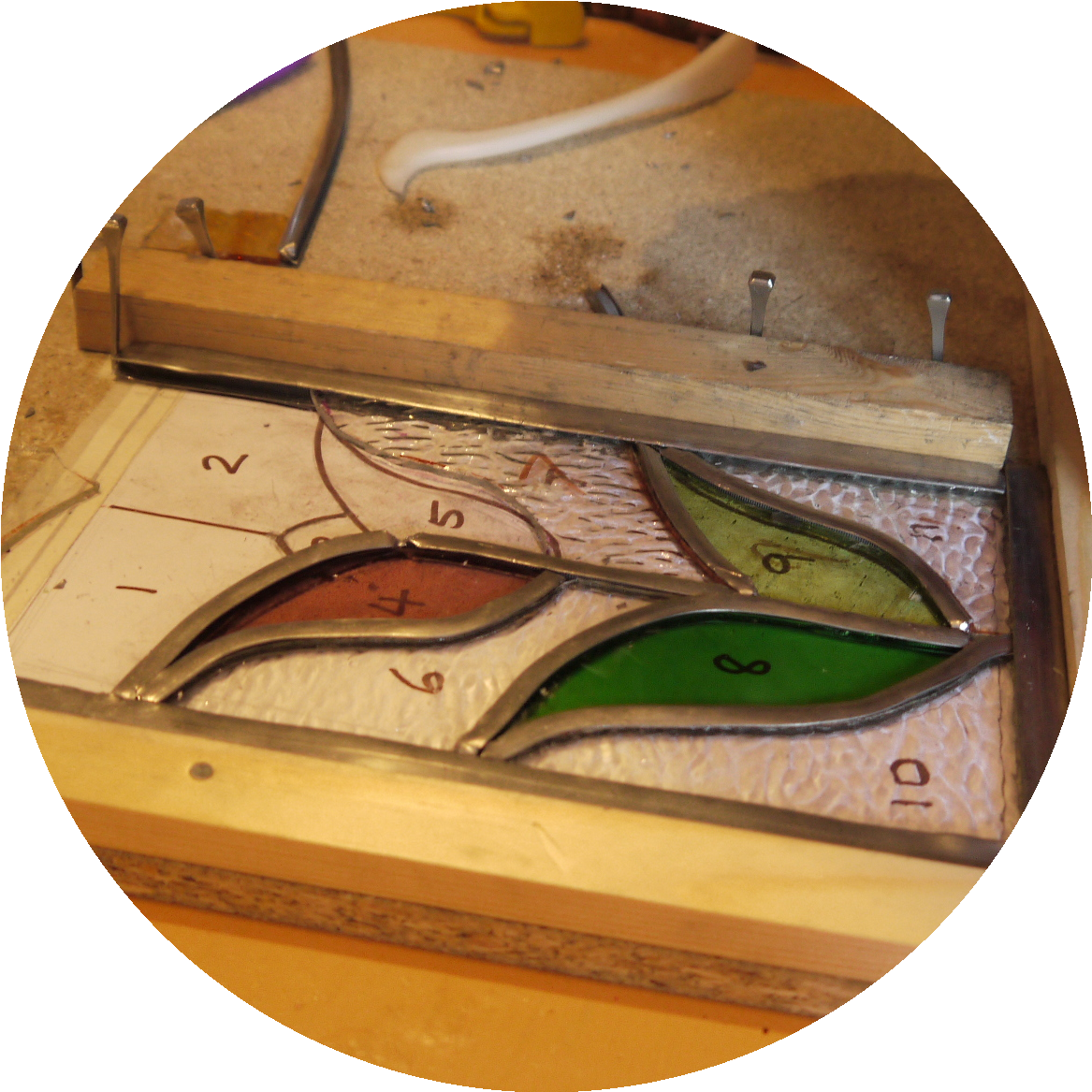 Stained Glass Classes - Stained Glass (1167x1167), Png Download