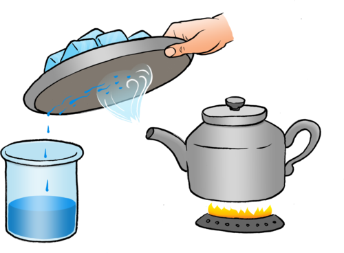 Tea Cup Clipart Evaporation Water - Example Of Pictures Of Condensation (500x368), Png Download