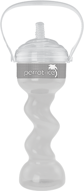 15oz Embossed Twisted Yard With Screw On Lid - Lid (281x640), Png Download