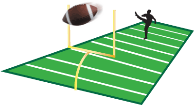 Contest Sports Football Giveaways Odds On Promotions - Football Field Goal Png (540x225), Png Download