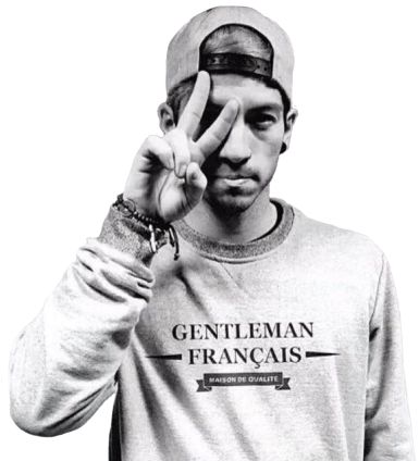 Twenty One Pilots - Josh Dun Black And White (400x423), Png Download