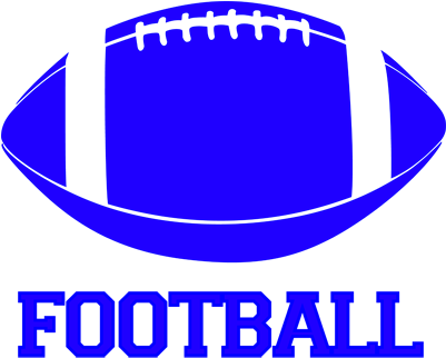 Lue Football Clip Art - Football Clipart (400x339), Png Download