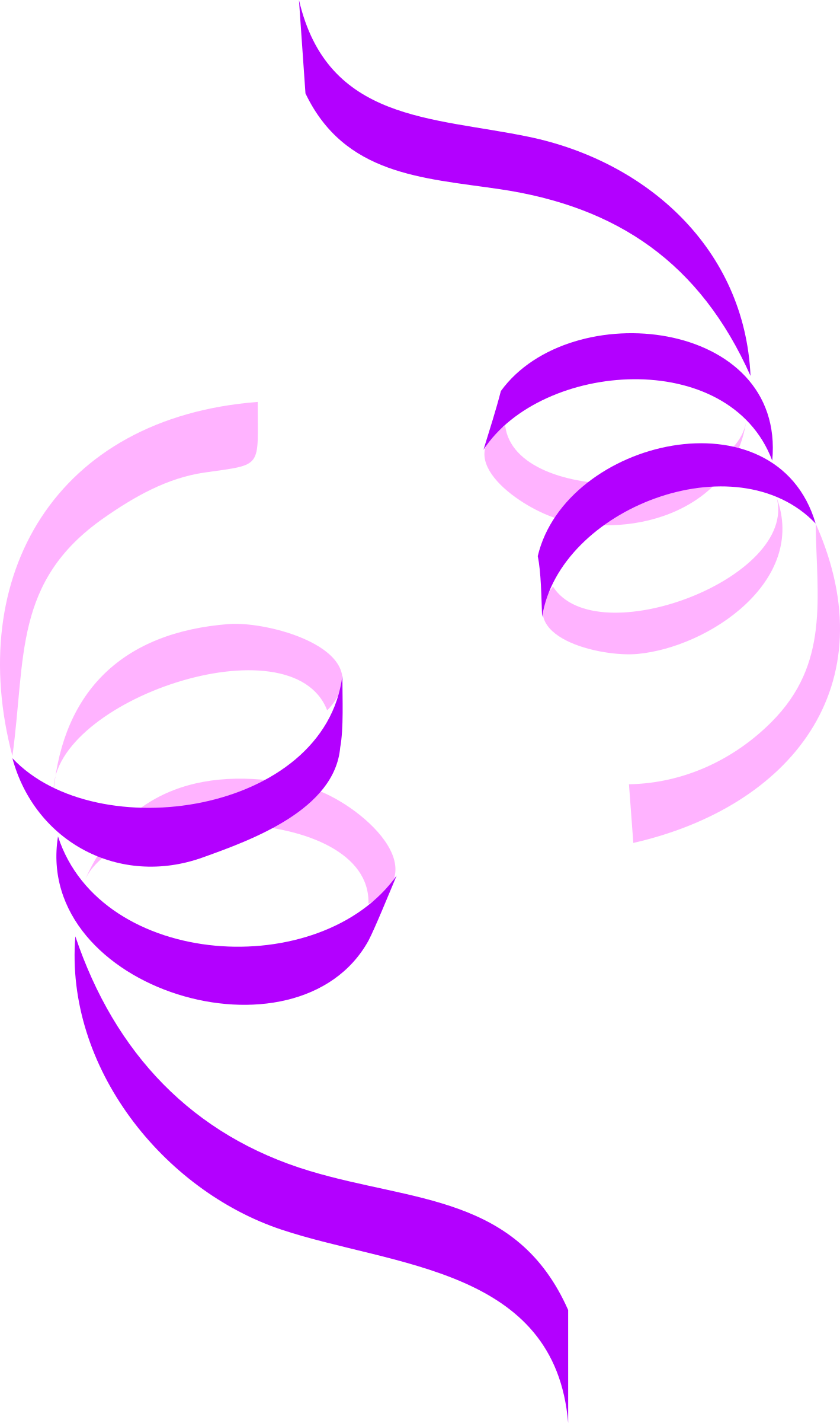 Party Ribbons Vector Png (756x1280), Png Download