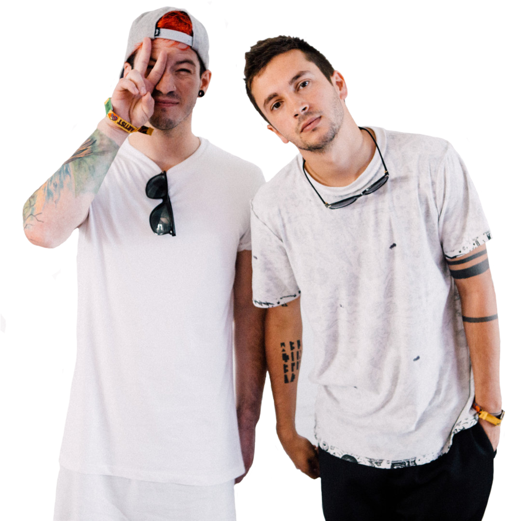 Twentyonepilots Tylerjoseph Joshdun Tyler Josh Tøp - One Pilots (1024x1034), Png Download