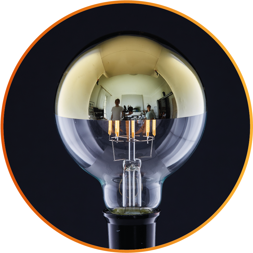 Elements Gold Led Globe - Circle (835x835), Png Download