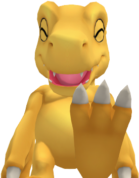 Agumon Pov Stomp - Agumon Stomp (640x360), Png Download