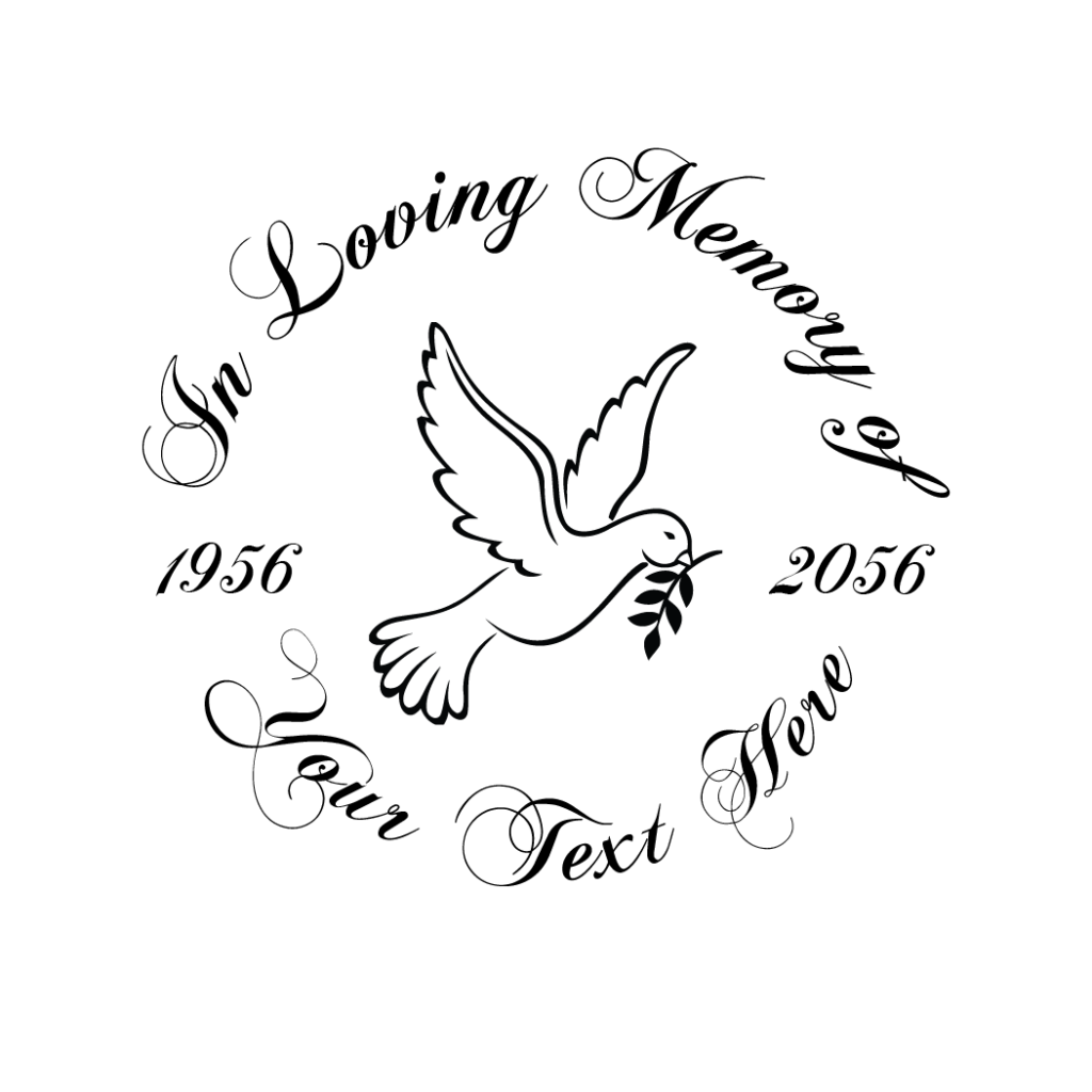White Dove Vinyl Wall Sticker (1024x1024), Png Download