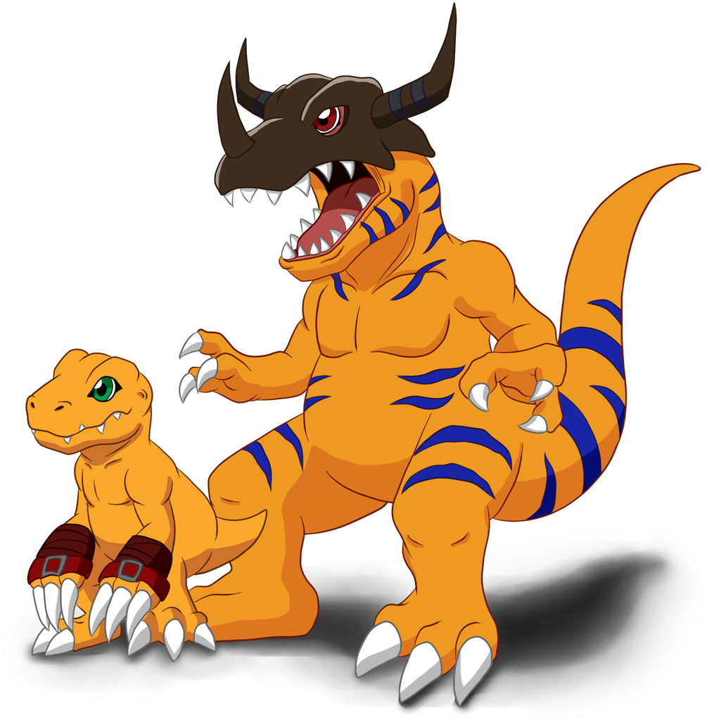 Doragon Rayen On Twitter - Agumon (1167x1200), Png Download