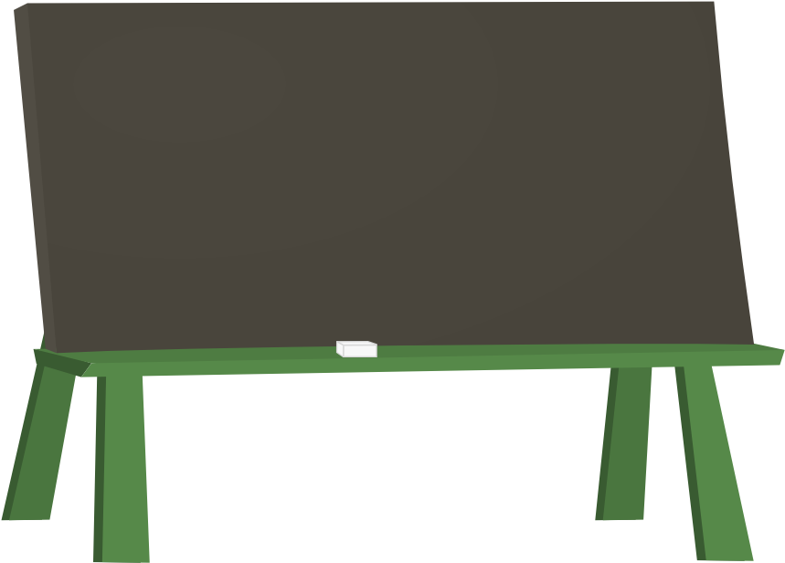Blackboard By Misteraibo On Clipart Library - Vector Black Board (1052x744), Png Download