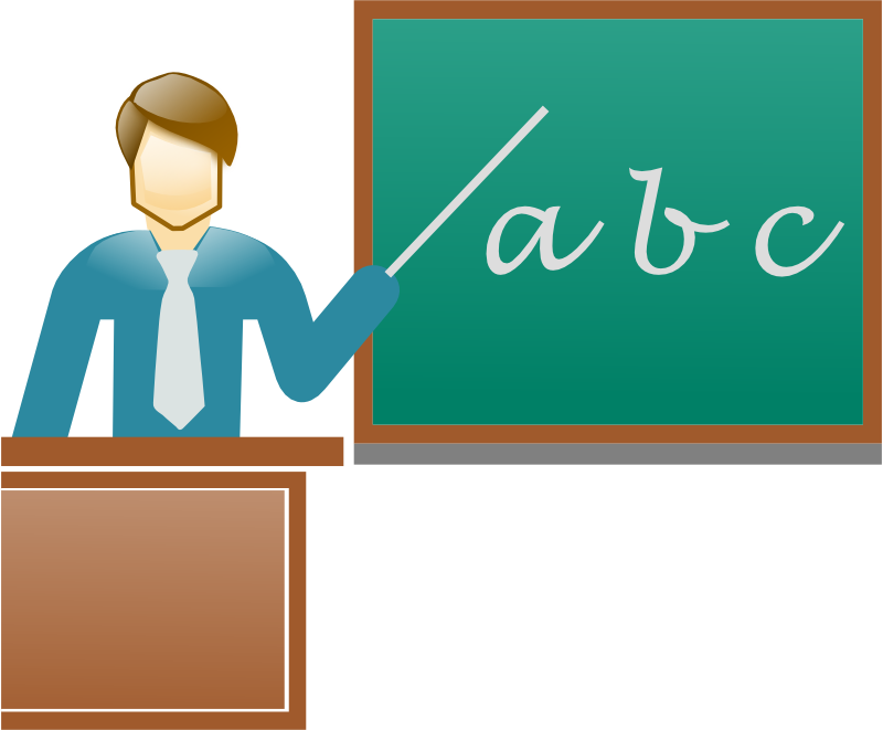 Banner Free Stock Professor Medium Image Png - Teacher Chalkboard (798x662), Png Download