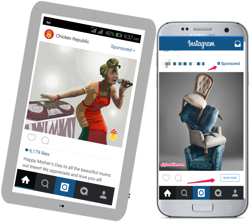 Intagram Ad - Instagram (987x1026), Png Download