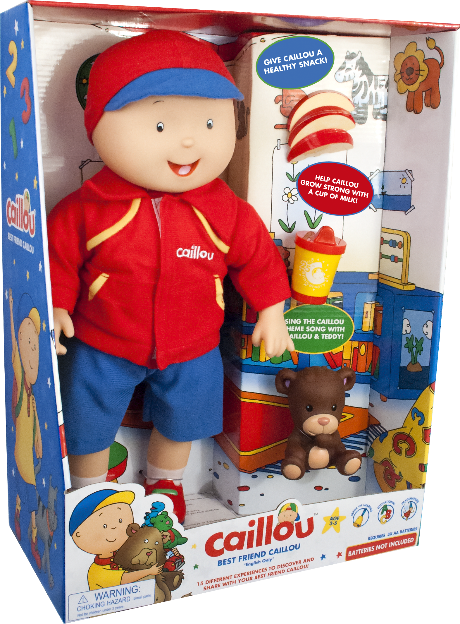 Id02708 R Side - Dragon Caillou Best Friend Doll (1573x2132), Png Download