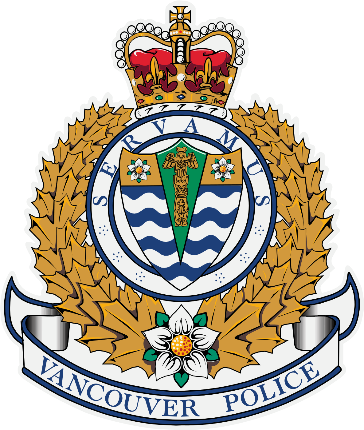 Vancouver Police Department Logo (1200x1411), Png Download