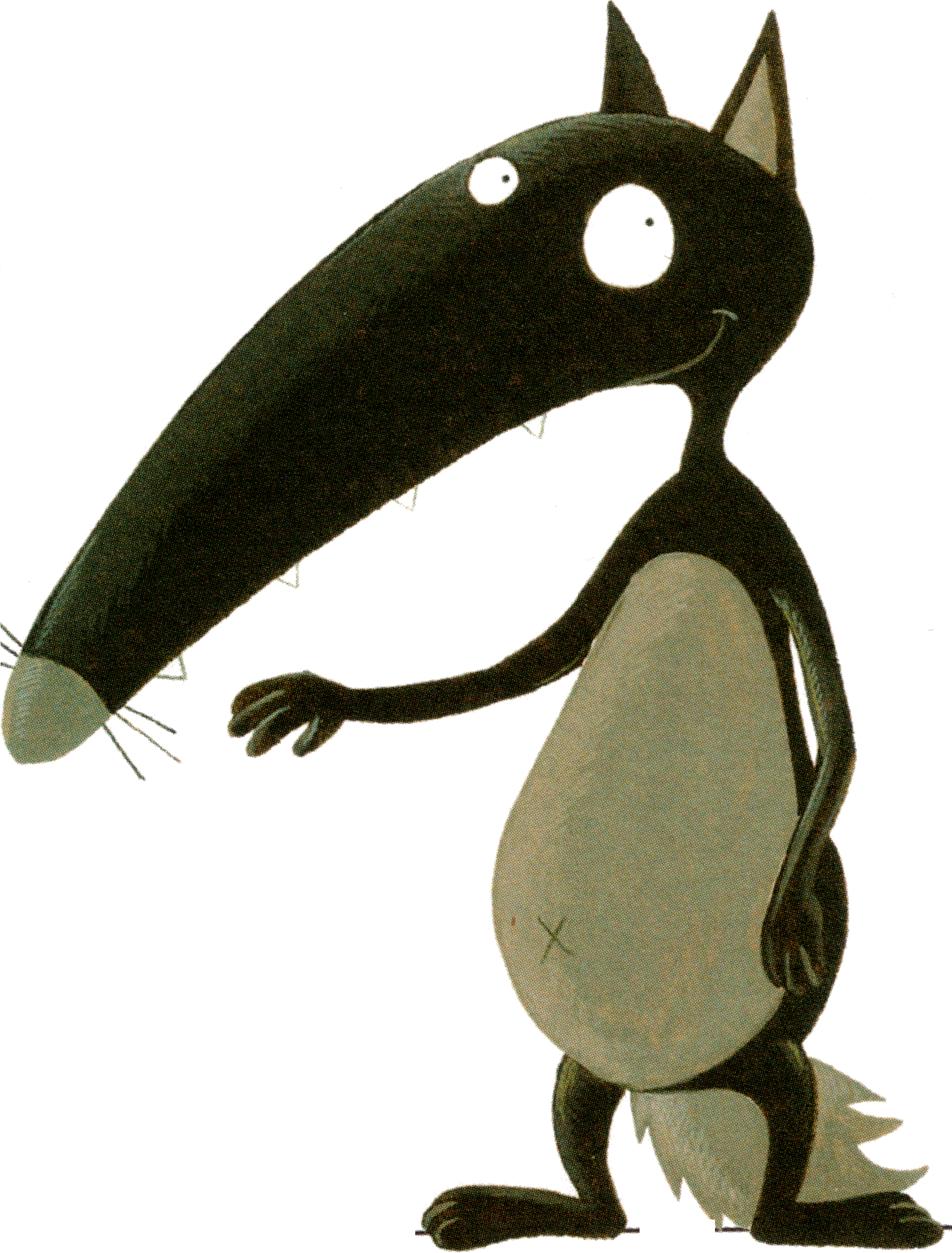 Petit Loup Dessin Couleur Full Size Png Download Seekpng