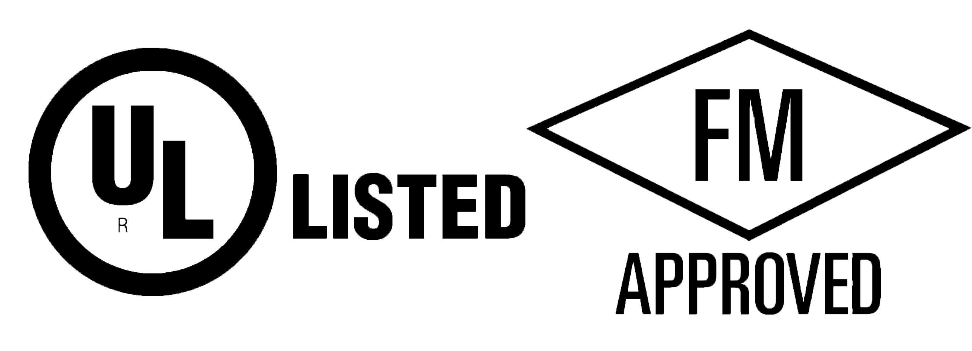 Ul Listed Fm Approved (3409x1200), Png Download