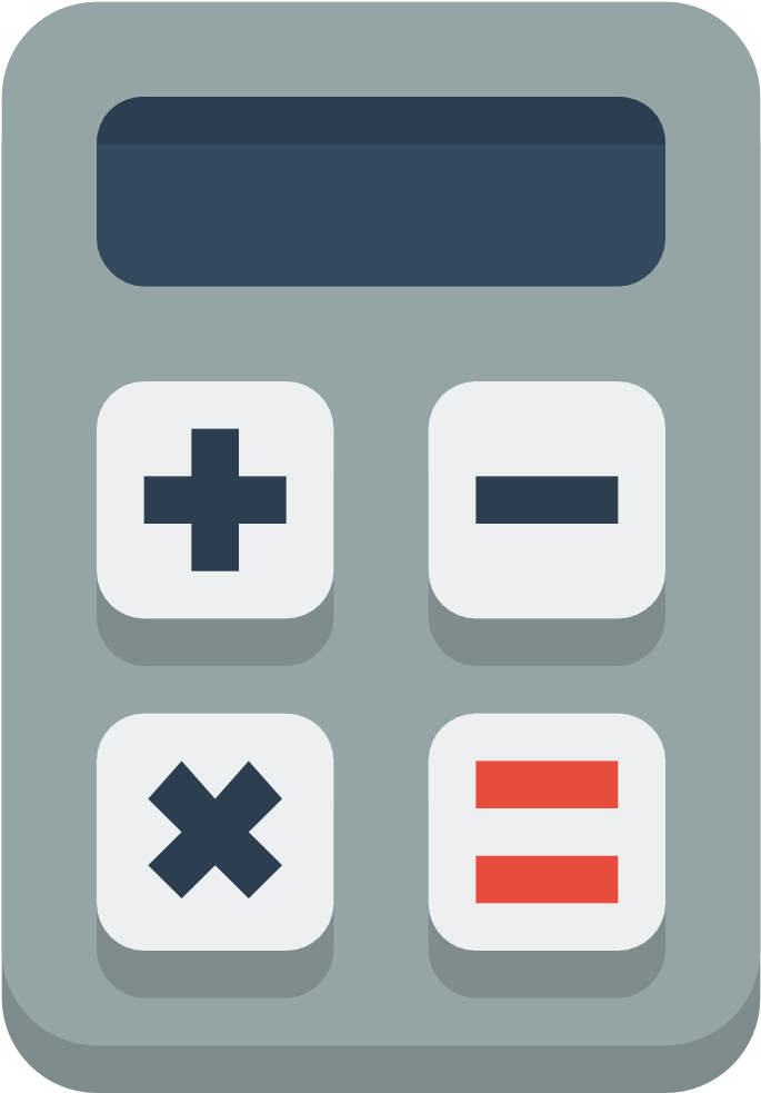 Calculator Icon - Ico Calculator Icon (1024x1024), Png Download
