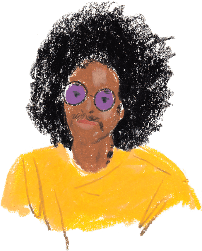 Full Moon Moodyman - Afro (1000x857), Png Download