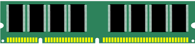 Computer, Memory, Microchip, Electronic, Ram, Chip - Chrome Free Real Estate (640x320), Png Download