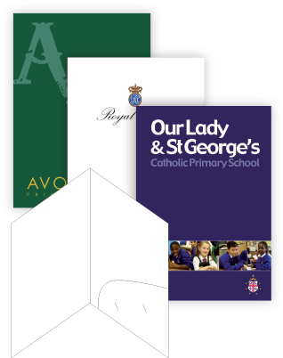 A Selection Of Printed Folders - Printing (324x404), Png Download