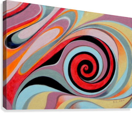 Ink Drop Canvas Print - Motif (429x367), Png Download