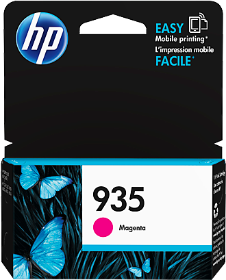 Hp 935 Magenta Original Ink Cartridge - Hp 902 Black Ink (573x430), Png Download